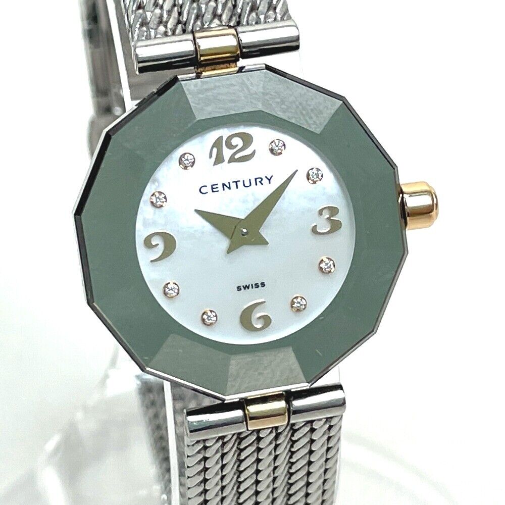 CENTURY 606.7.S.AB1.15.SM Prime time Diamond Wristwatch SS CENTURY 606.7.S.AB1.15.SM Prime time Diamond Wristwatch SS