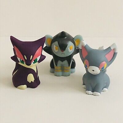 Glameow Luxio Purrloin Pokemon Nintendo Bandai Toy 