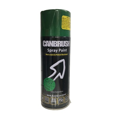 Canbrush C67 grasgrün Sprühfarbe für Metall, Kunststoff und Holz 400ml