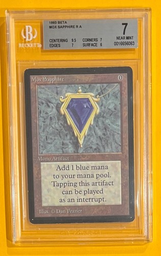 MTG MOX SAPPHIRE Beta (BGS 7) (OldManMTG 009-163)