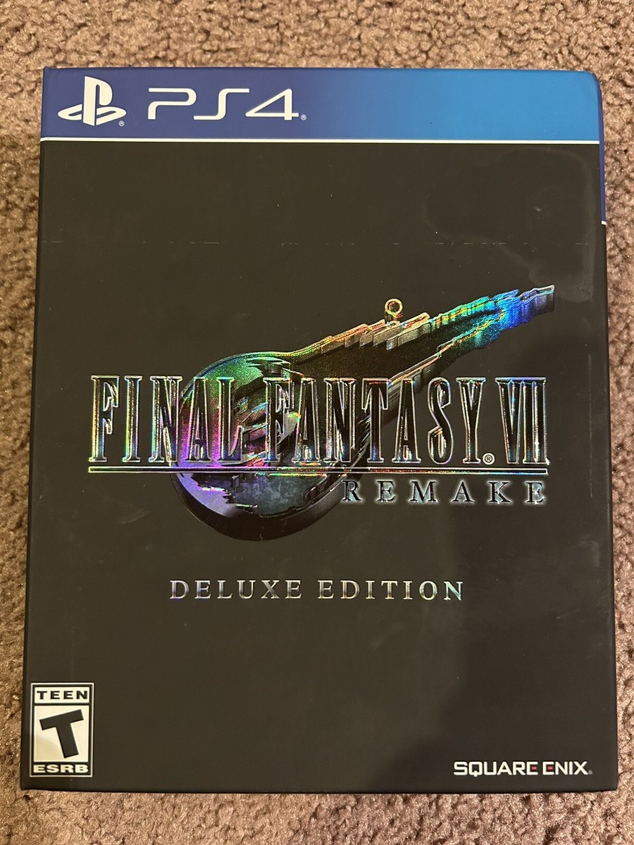 FINAL FANTASY 7 REMAKE DELUXE EDITION PS4 PLAYSTATION 4 CIB