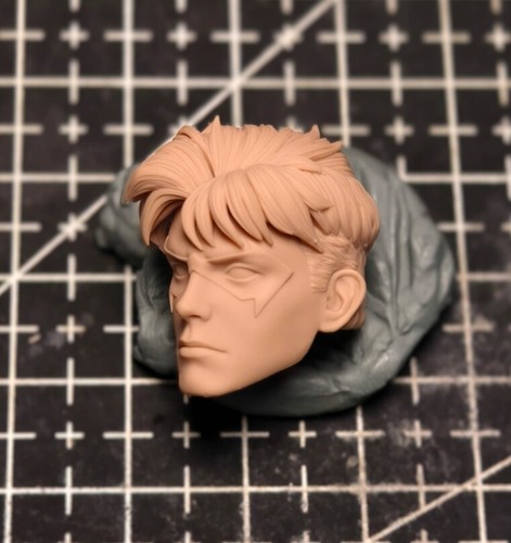 Unpainted 1/6 Red Robin Male Head Sculpt Head Model Helmet For 12" Action Figure - Picture 2 of 3