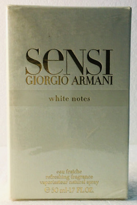 Sensi White Notes Giorgio Armani for Women Eau Fraiche 75ml New Sealed Box
