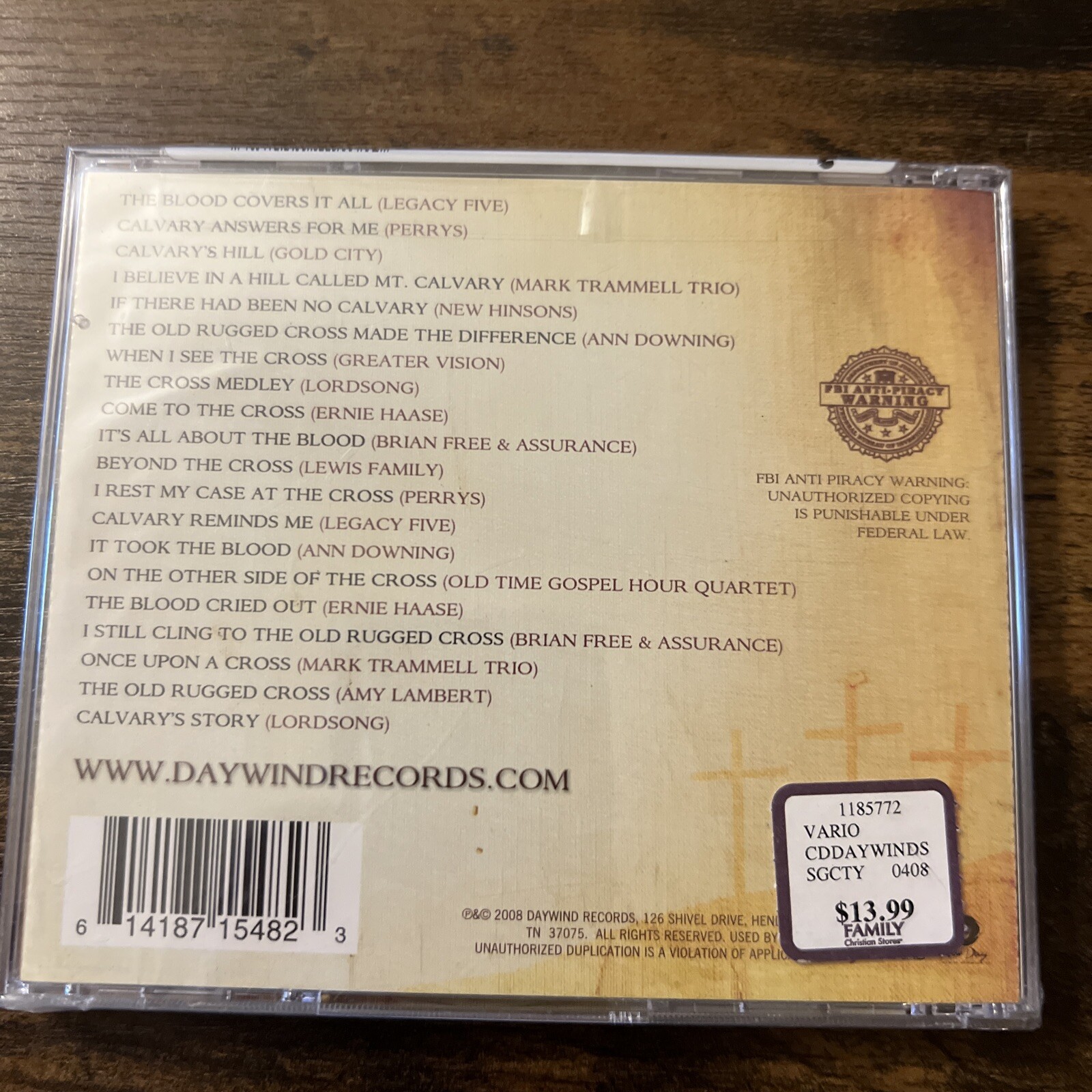 Daywind 20: Songs of Calvary by Various Artists (CD, 2008, Daywind) for ...