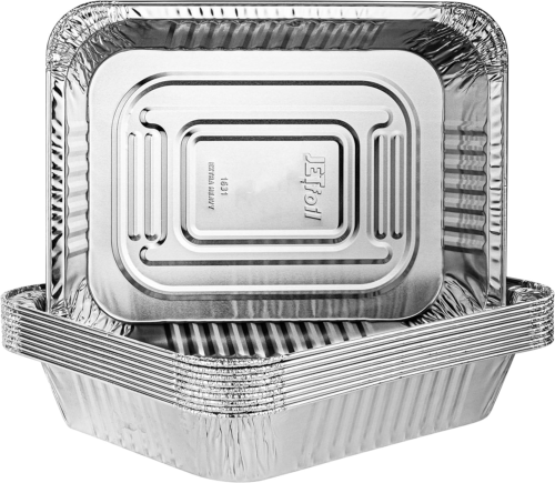 Disposable 9 x 13 Heavy Weight Aluminum Foil Pans Half Size Deep Steam Table Bak