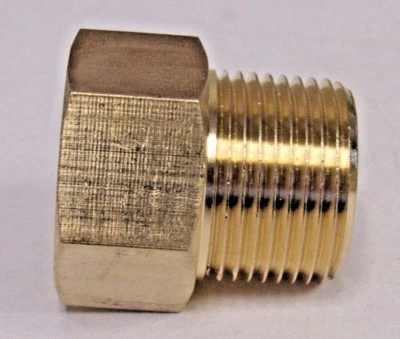 PRM INC. BRASS ADAPTER 3/4" NPT MALE X 3/4" BSPP FEMALE NEW