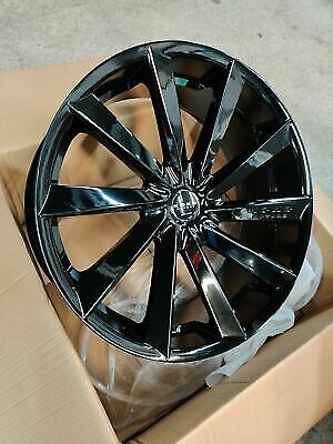22'' Giovanna Kapan Gloss Black Wheels Tires Audi A8 S8 Bentley S550 S63 GLE 740
