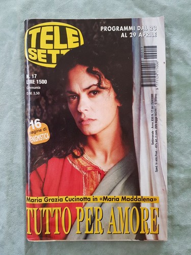 113) TELESETTE ITALIAN MAGAZINE N 17/2000 CUCINOTTA CLAUDIA KOLL VERONICA LOGAN - Foto 1 di 12