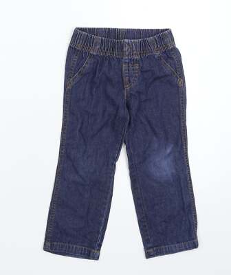 Carter's Jungen blau Baumwollmischung Capri Jeans Größe 3 Jahre Reg