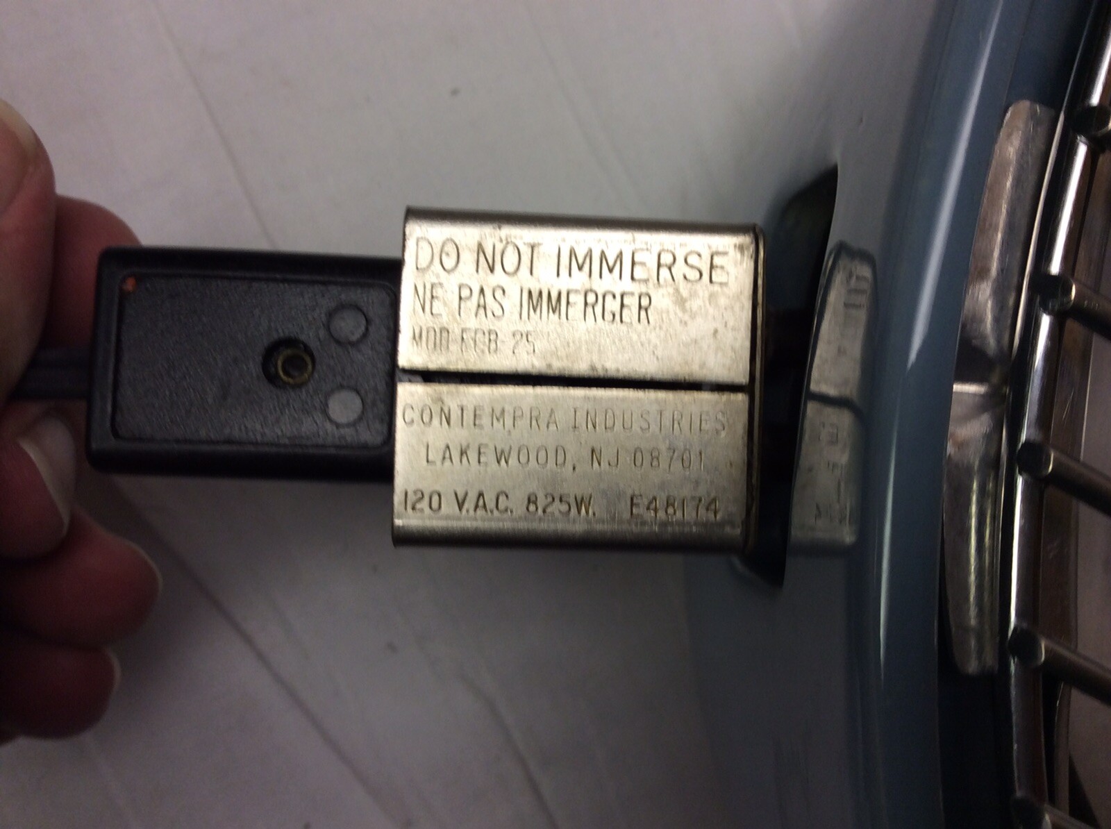 Contempra Indoor Electric Char B Que Grill Smokeless ECB32 Stoneware