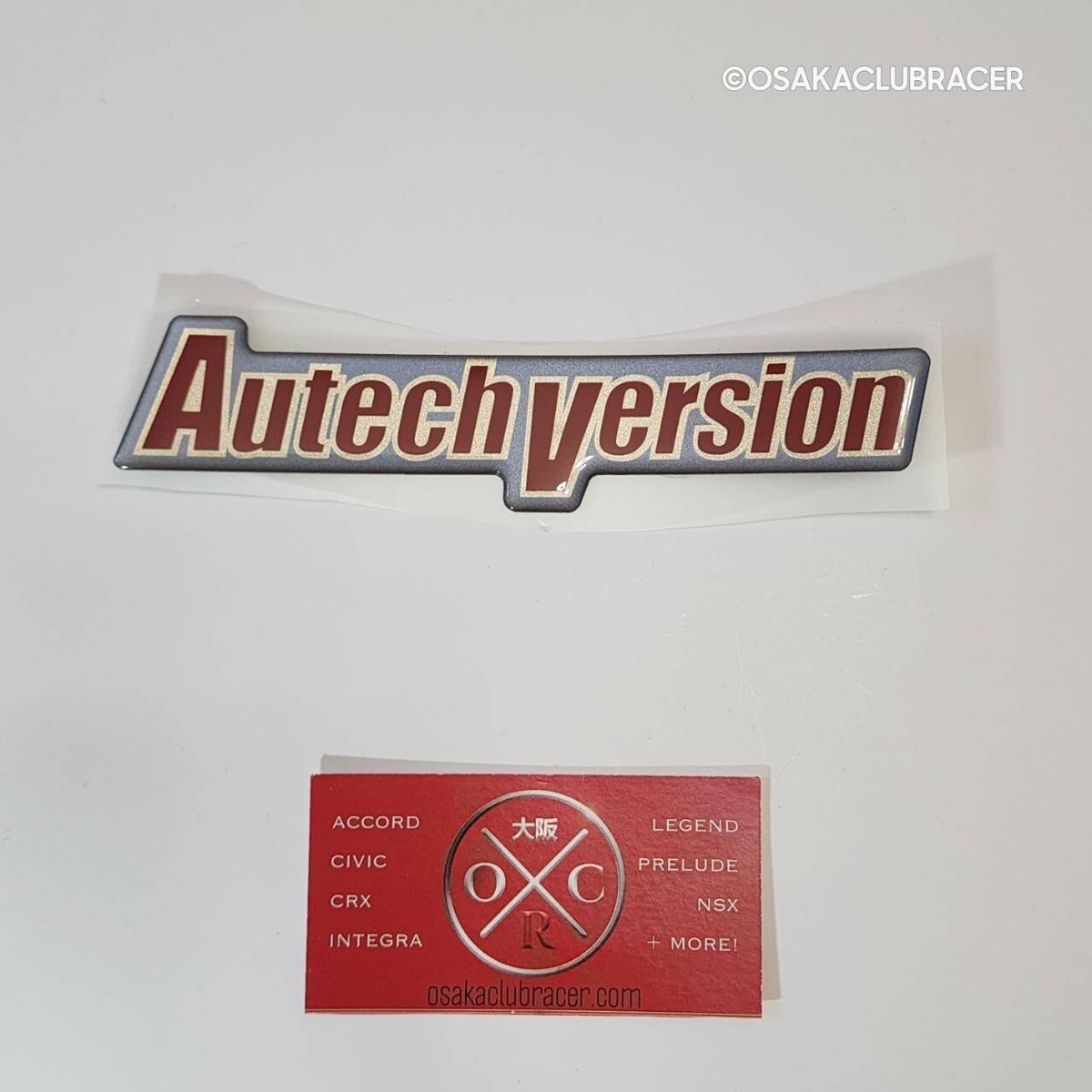 Genuine OEM Nissan AUTECH VERSION Emblem Badge S14 Silvia