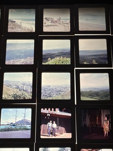 67 1960’s Photo Slides Hawaii Hotels Skyline Views Nature Scenery - Picture 3 of 18