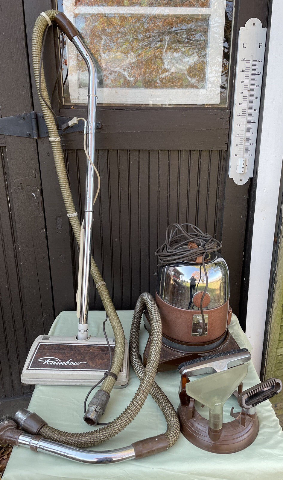 Rainbow Rexair Model D2 Vacuum Cleaner w/Attachments Works Vintage eBay