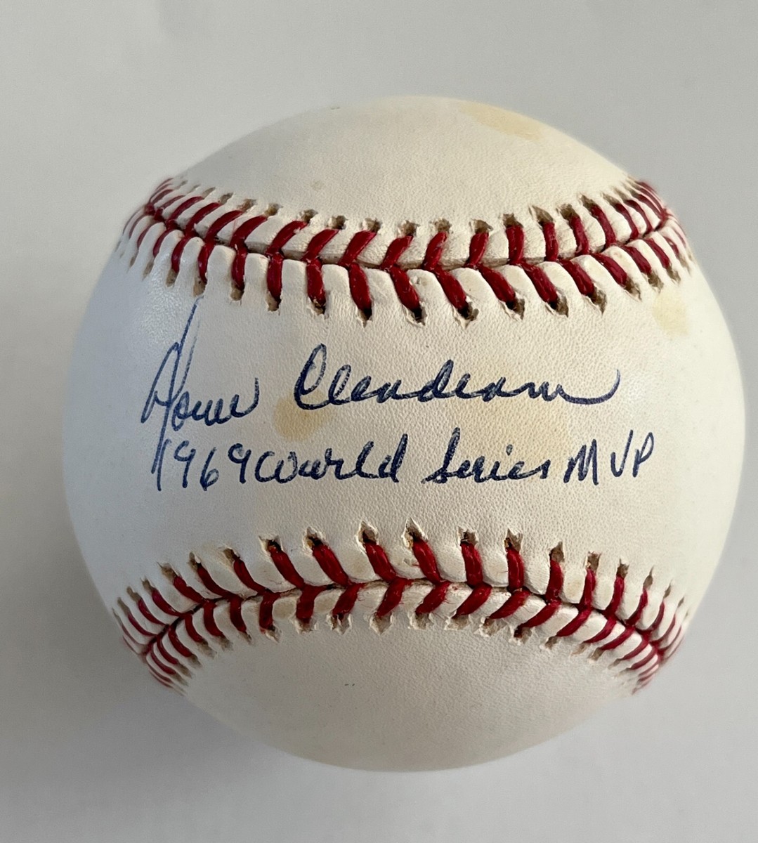 Donn Clendenon (Mets) Signed/Inscribed 