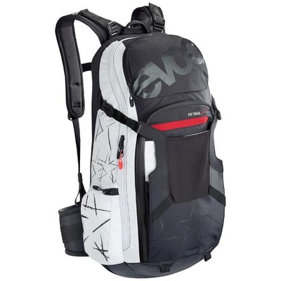 Backpack Fr Trail Unlimited With Back Protector White/Black EVOC Transport