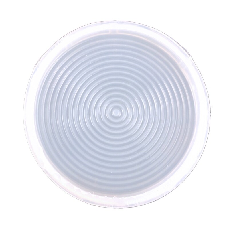 Round Shape Silicone Coasters Mold Epoxy Resin Placemat Molds Cup Plate Molds