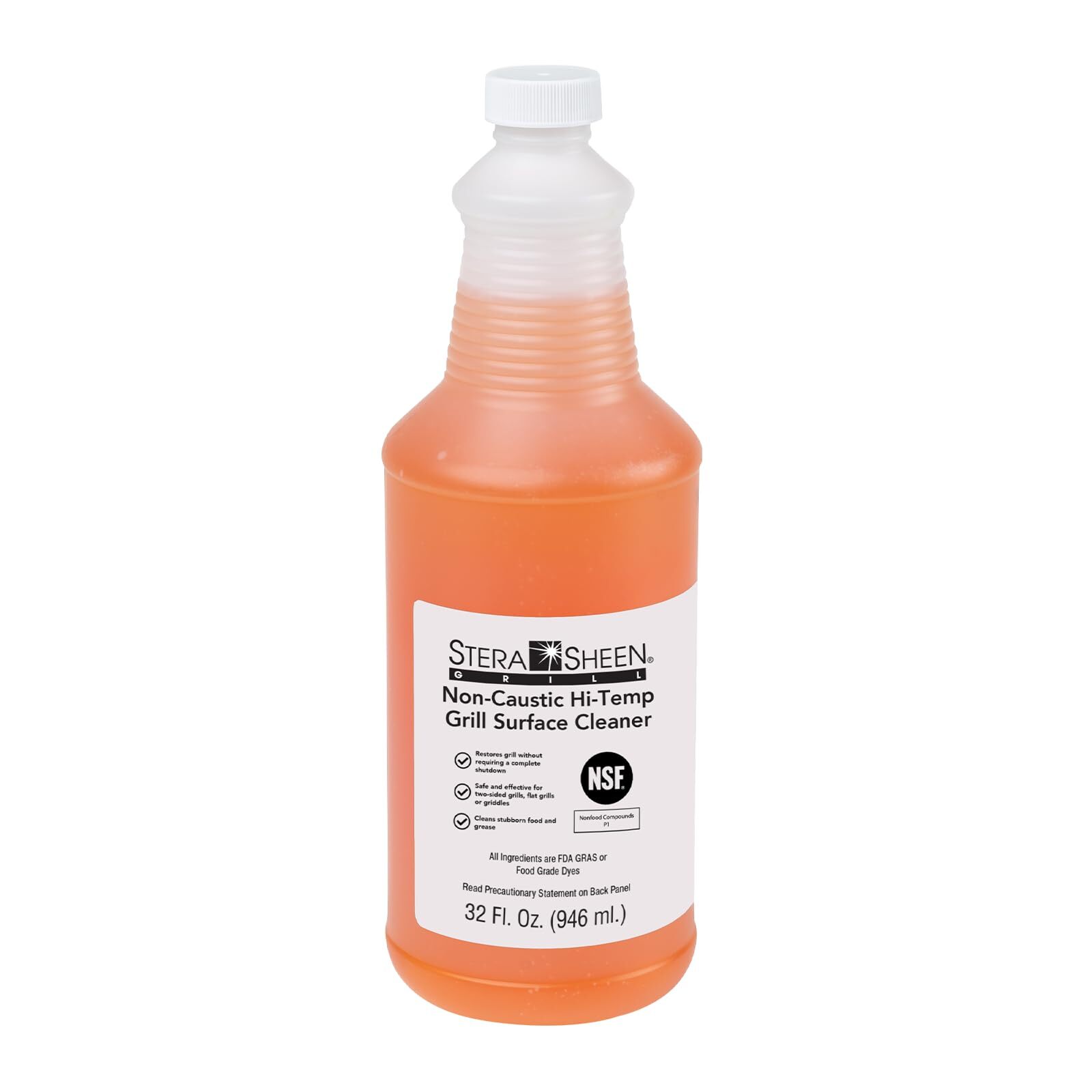 - Grill Cleaner - Food Safe, Non-Caustic Formula - Restaurant & Cafe Quality ...