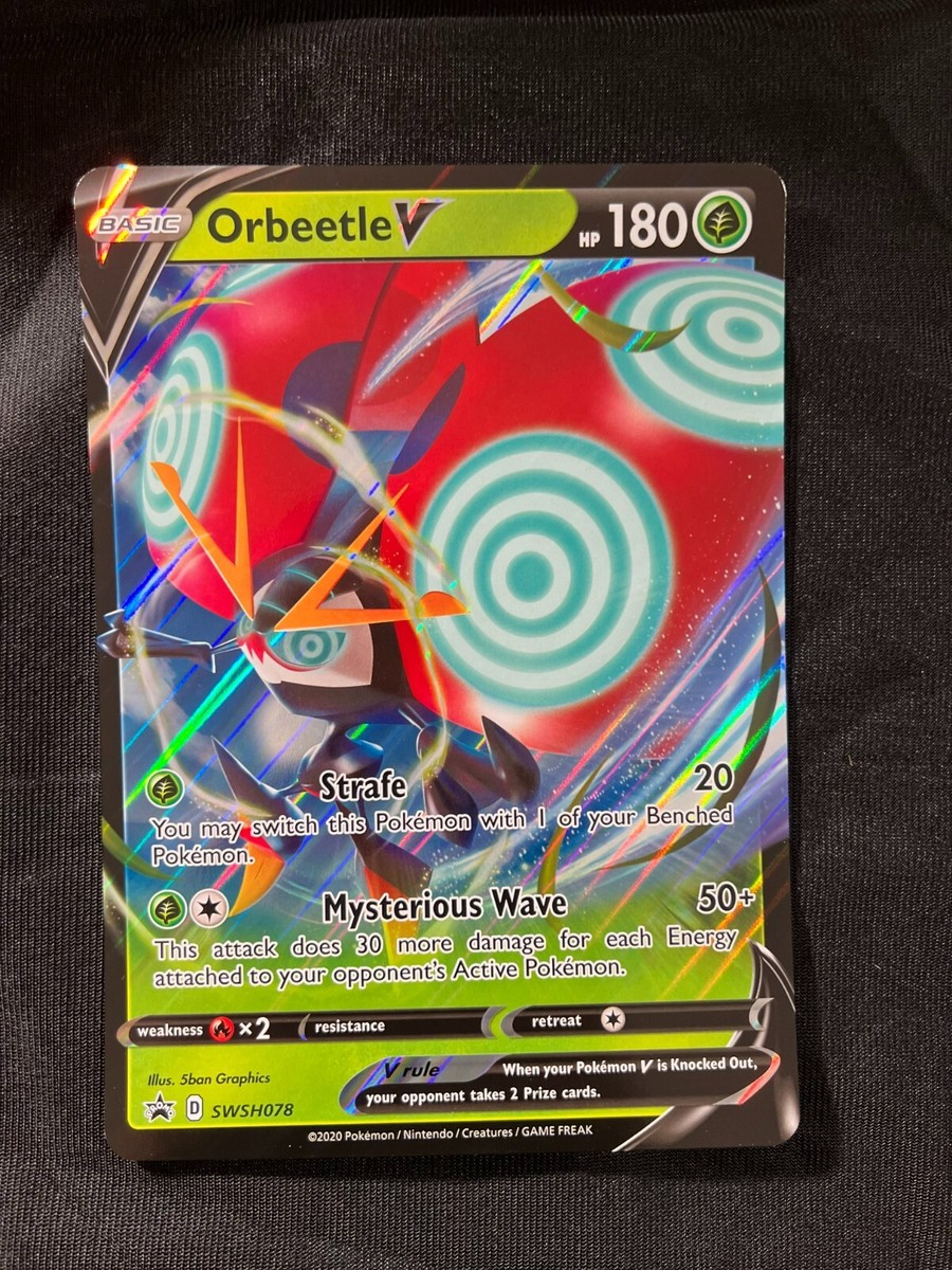 orbeetle pokemon card 021/185 Orbeetle VMAX | Rare Ultra Card | SWSH-04 Vivid Voltage