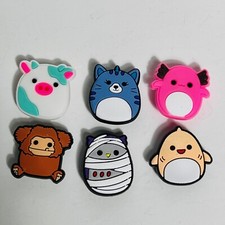 SQUISHMALLOW Crocs Croc charms set of 6 Shoe charms