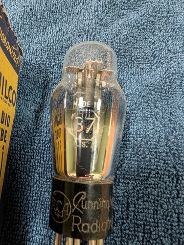 Vintage RCA Cunningham Type 37 Vacuum Tube Tested e42 - Picture 4 of 4
