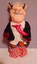 NWT Meanies Bean Bag Plush Bull Clinton Shocking Stuffers 1998
