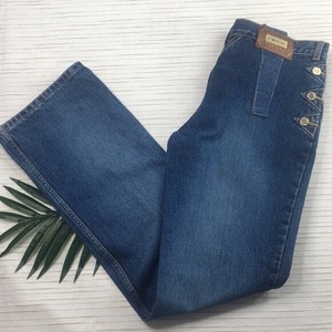 LAWMAN Vintage High Waist Slim Western 