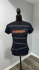 Harley Davidson Winchester Virginia women  t-shirt cotton black size large