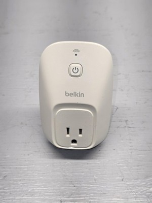 Belkin WeMo F7C027 Smart Switch White Wi-Fi Plug-In Outlet Smart Home Unit Only