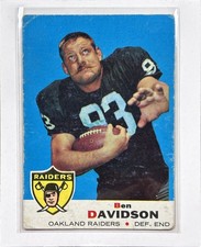 1969 Topps - Ben Davidson #128 - Set Break!! VG Combined Shipping!!