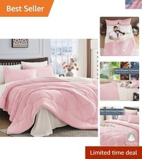 King Comforter Set - 7-Piece All Season Bed in a Bag King, Ultra Soft Bedding...