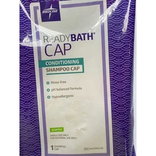 Medline Lot of 5 ReadyBath Rinse-Free Shampoo Cap Conditioner Scented Exp 5/2025