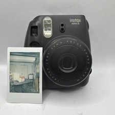 Fujifilm Instax Mini 8 Instant Film Camera Black Tested  Working