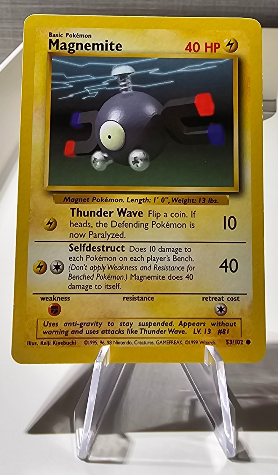 1999 Pokemon Base Set Choose Your Card LP-MP