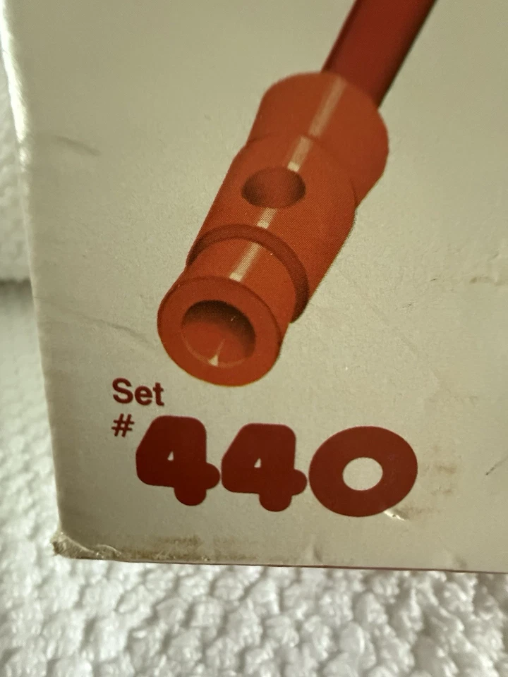 The Original Tinkertoy Building Set #550 Fabricado nos EUA Brinquedos CBS 1983 Vintage 113 Peças - Imagem 2 de 4