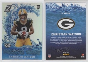 2022 Panini Zenith Rookie Wave Silver Christian Watson #RW-CW RC