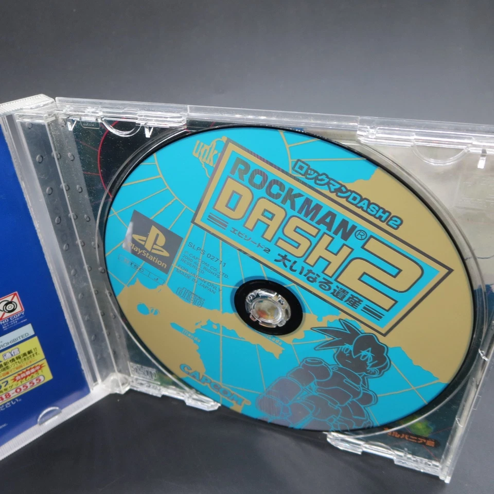 RockMan Dash 2 PS1 with Spine Card Manual PlayStation 1 Japanese Version - Image 4 of 4