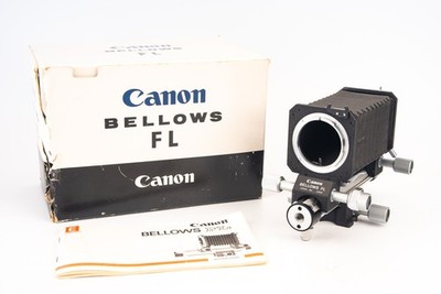Canon Bellows FL in Original Box with Instruction Manual Vintage V29