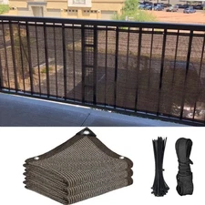Shade Sail Sun Shade Cloth 3'3"x9'9" Rectangle Outdoor Canopy Outside Sunshad...