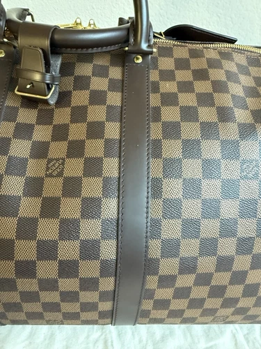 Auténtico bolso de viaje Louis Vuitton Keepall Bandouliere 55 Damier Level - Imagen 20 de 24