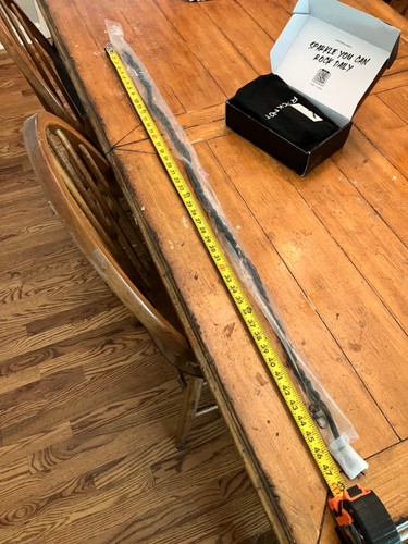 ROCKNOT 46” PETITE CHAIN STRAP Crossbody Handbag Replacement STRAP ONLY Black - Picture 17 of 20