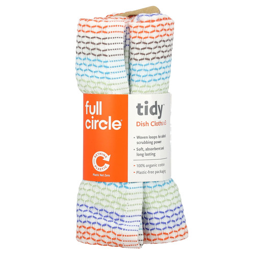 Tidy™ Dish Cloths, Multicolored, 3 Cloths