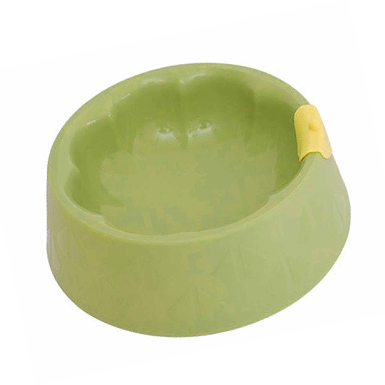 Pet Food Bowl Flower Shape Large Capacity Spill Proof Cervical Protection Part.