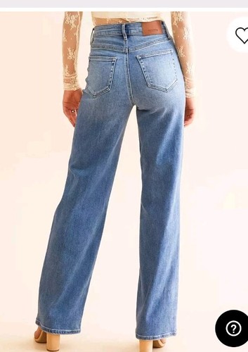 Hidden Los Angeles Damen Wide Leg Denim Jeans Größe 29 Logan Dad Distressed - Bild 3 von 12