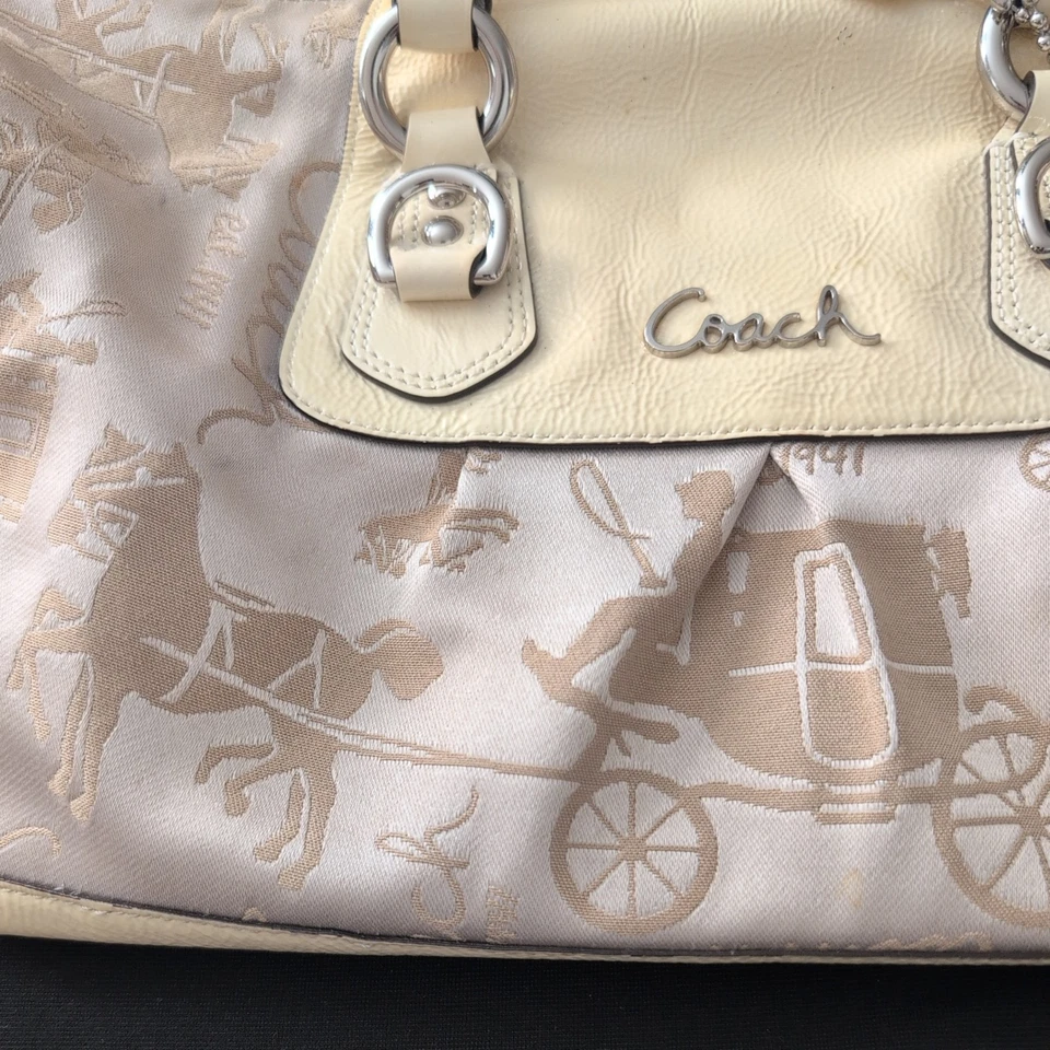 Coach Y2K Signature Ashley Sateen Satchel Shoulder Bag A1149-F15540 - Image 3 of 4