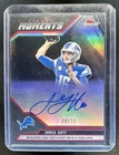 2025 Topps Finest Jared Goff Moments Auto Autograph Black Refractor #/10 Lions
