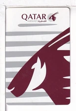 Single Airline Playing Card "Qatar, QTE-104 A" Chan/Mertens #, Standard