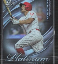 2019 Bowman Platinum #PP-16 Rhys Hoskins Platinum Presence (P)