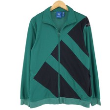 adidas Vintage Trainingsjacke Herren Grün Ab9 Größe M