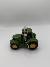Kurt Adler John Deere Christmas Ornament Green Cab Tractor No Box Glass