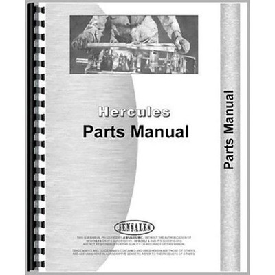 Hercules Engines TXO Parts Manual RAP83638-P
